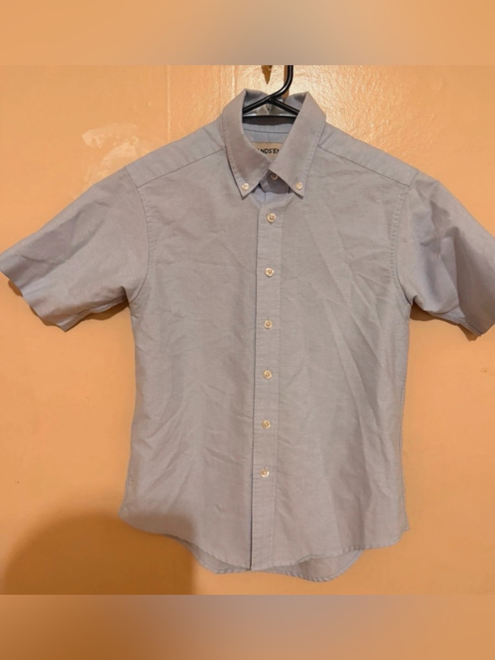 Light Blue Button-Down Short Sleeve Shirt